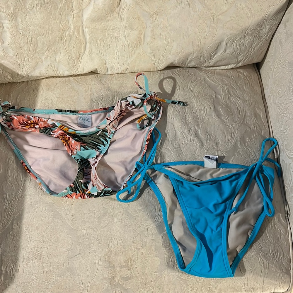 Two bikini bottoms